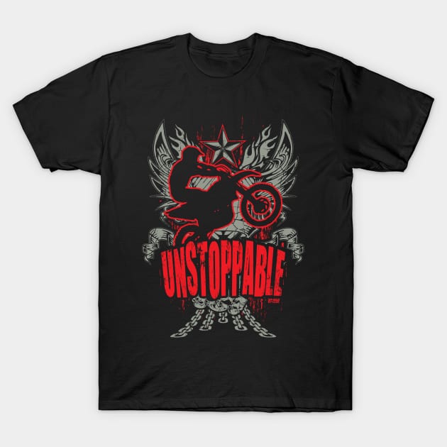 UNSTOPPABLE DIRT BIKER T-Shirt by OffRoadStyles